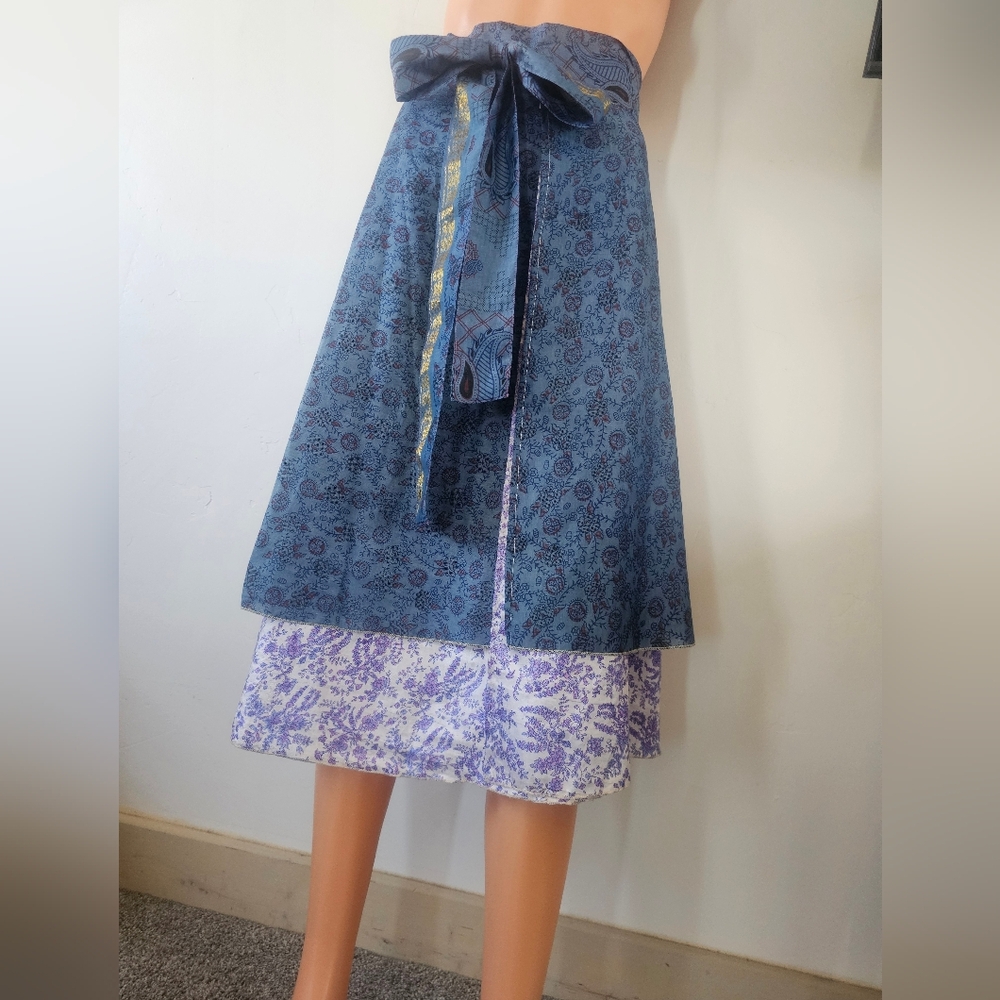 Kariza Wrap BOHO Skirt One Size Reversible